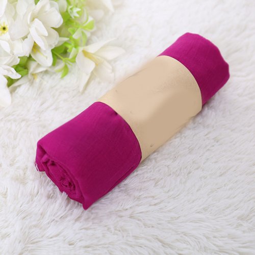 Bild von Baumwolle Leinen Schal Candy Farbe Anti-sand Halstuch Frauen Dünne Tippet Lange Schal Weiche Schals Tücher 180x45 cm Schal Headwrap