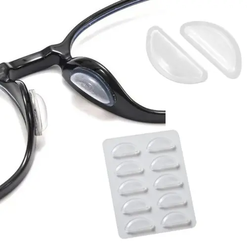 Image de Plaquettes Nasales Antidérapantes en Silicone - Pour Lunettes