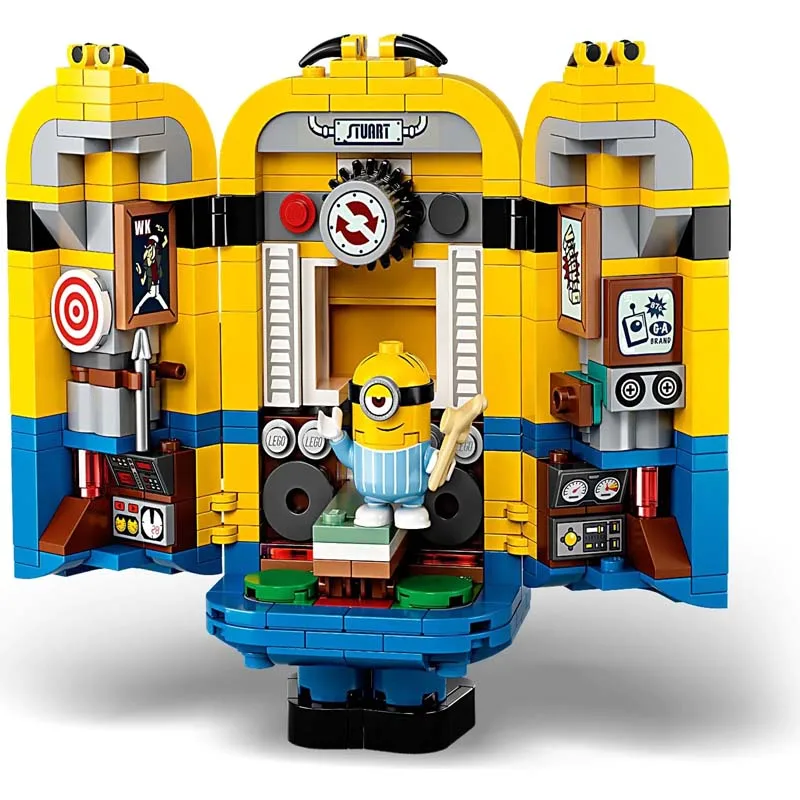 Afbeelding van Minion Bouwstenen Set - Creatieve DIY Speelgoed Puzzle voor Kinderen, Compatibel met LEGO, Ideaal als cadeau voor Fans van Despicable Me