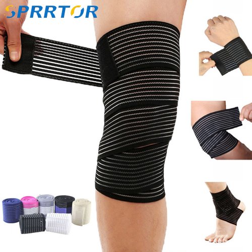 Image de Bandage de Compression Sportif - Soutien Genou, Coude & Jambes