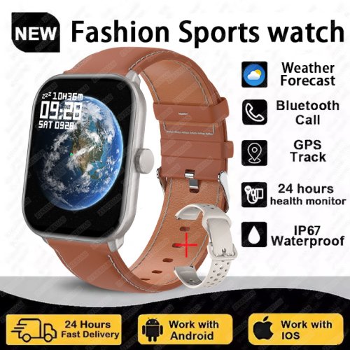 Brown leather