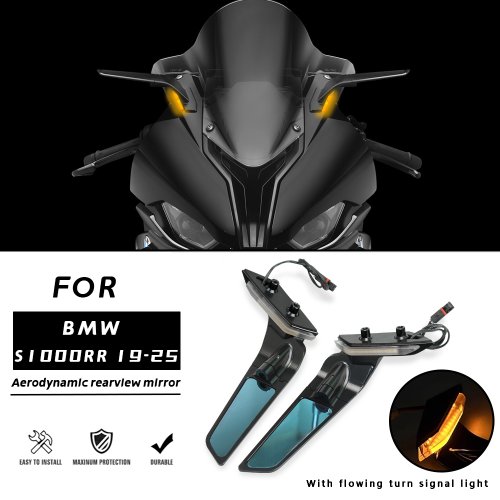 Afbeelding van Verstelbare Achteruitkijkspiegel met LED voor BMW S1000RR