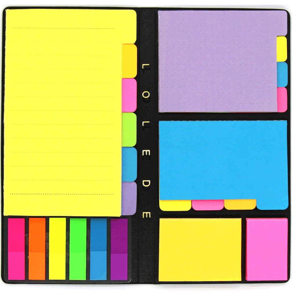 Image of Eco-Friendly 410-Sheet Sticky Notes Pad – Creative Adhesive Memo Pads for Office, School & Home Use