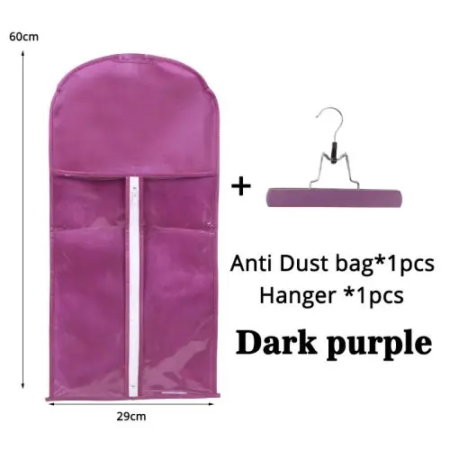 Purplebag1pcsHanger1