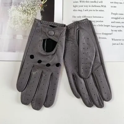 Image de Gants de Moto en Cuir de Mouton pour Femmes - Légers & Respirants