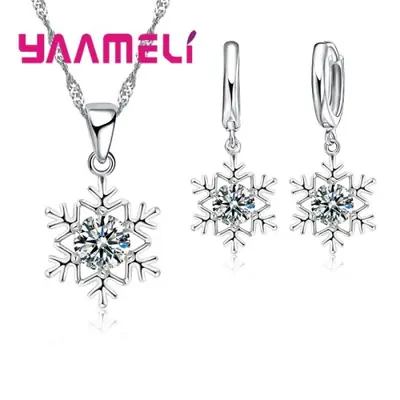 Image de Bijoux Flocon de Neige en Argent Sterling 925
