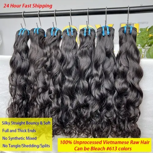 Image de Extensions cheveux humains ondulés naturels 100% non traités