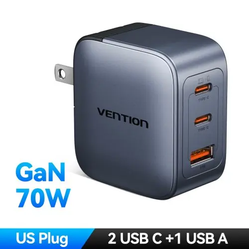 Image de Chargeur USB-C 70W Rapide pour iPhone, MacBook & Tablettes