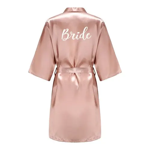Image de Robes de Demoiselle d'Honneur Élégantes - Satin Soyeux
