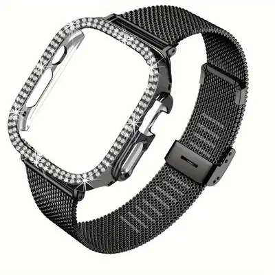 Image de Bracelet Métal Élégant pour Apple Watch - Femme