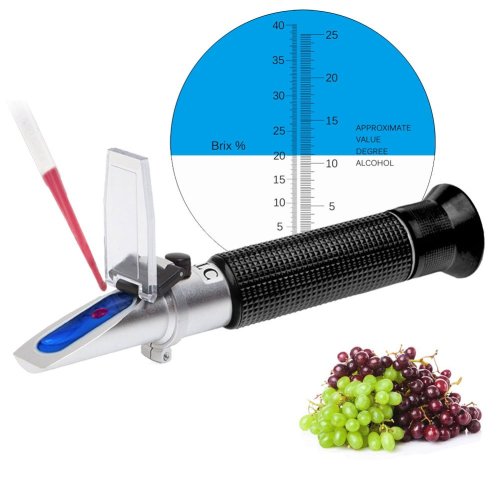 Image de Réfractomètre Vin - Mesure Précise du Sucre et de l'Alcool