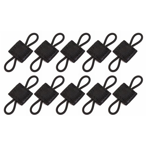 Afbeelding van 10 stks MOLLE Elastisch Nylon Singels Lint Gesp Outdoor Wandelen Jacht Rugzak Vest PTT Antenne Stok Pijp Binding Retainer