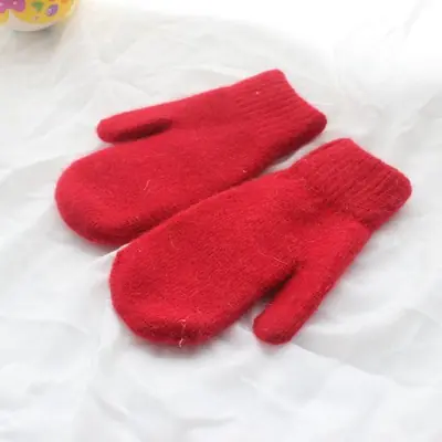 Image de Gants Hiver Femme - Doux & Chauds en Imitation Fourrure