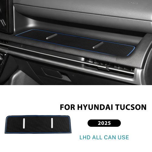 Afbeelding van Voor HYUNDAI Tucson 2025 2026 LHD Handschoenenkastje Organizer Lade Deur Slot Pad Passagier Organizer Mat Trim