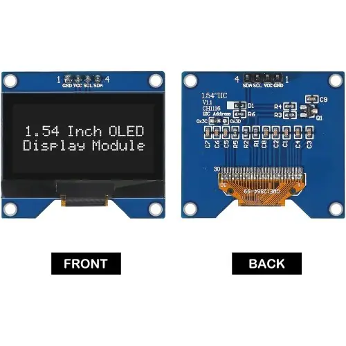 Image de Écran OLED 1.54" 128x64 pour Raspberry Pi - I2C