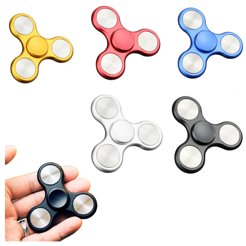 Bild von Aluminium legierung Hands pinner edc achteckige Elektro platte Hybrid Autismus ADHD Kind Spielzeug Finger Kreisel Metall Lager entlasten Stress Geschenk