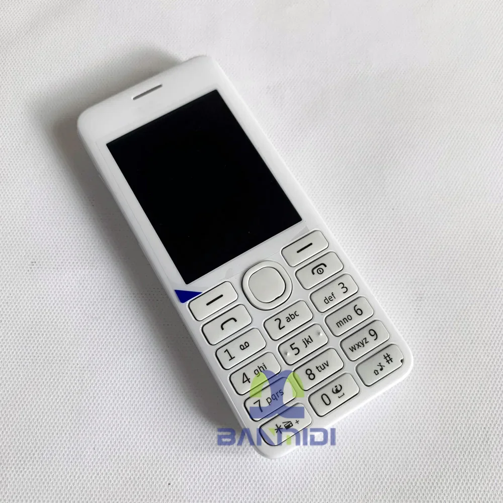 Image of Asha 206 Dual SIM Original Classic Mobile Phone with Arabic and English Keyboard, 2G GSM Unlocked, Made in Finland (2012)