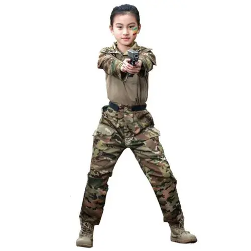 Image de Uniforme Militaire Enfant Camouflage Airsoft