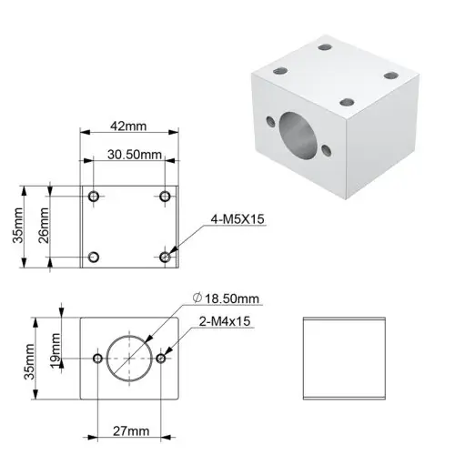 Siège de douille T12 blanc