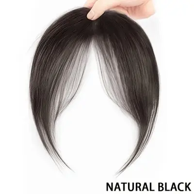 Image de Frange Synthétique Naturelle 8 Pouces - Noir & Marron
