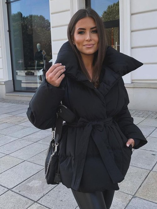 Imagen de Abrigo de Algodón Cálido y Elegante para Mujer