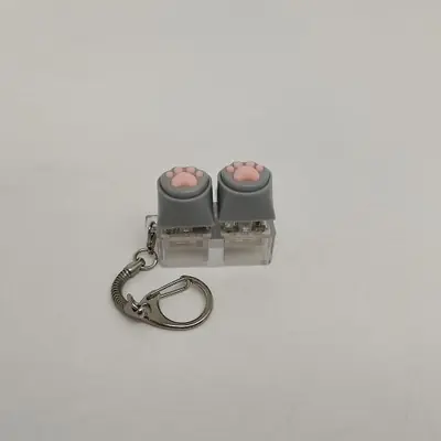 Image de Porte-clés Griffes de Chat en Silicone - Anti-Stress & Pratique