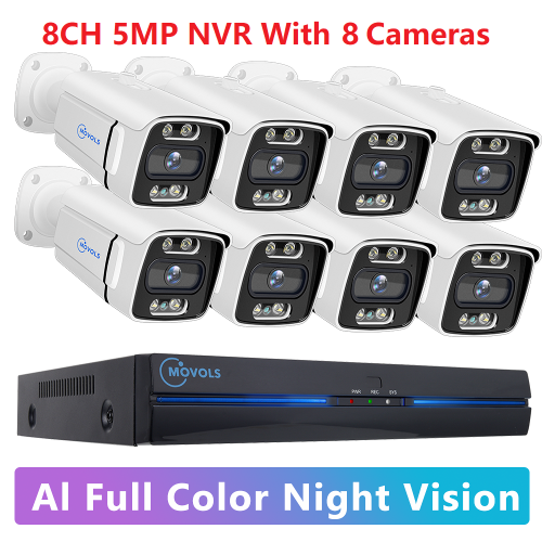 8CH 5MP con 8 cam
