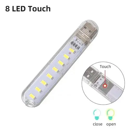 Interrupteur type 8 LED