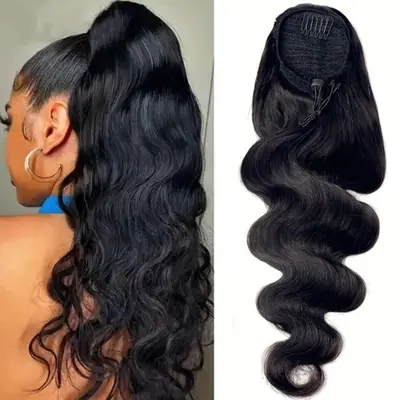 Image de Extensions de cheveux brésiliens ondulés à clipser naturels