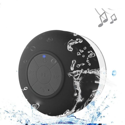 Immagine di Altoparlante Bluetooth Impermeabile con Ventosa – Suono Potente per Doccia, Piscina e Spiaggia