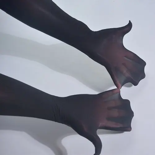 Image de Gants Longs Dentelle Transparente - Sexy & Élégant
