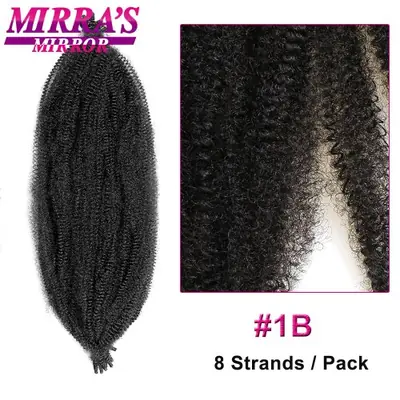 Image de Tresses Crochet Marley 16-28 Pouces - Cheveux Synthétiques Prêt à Poser