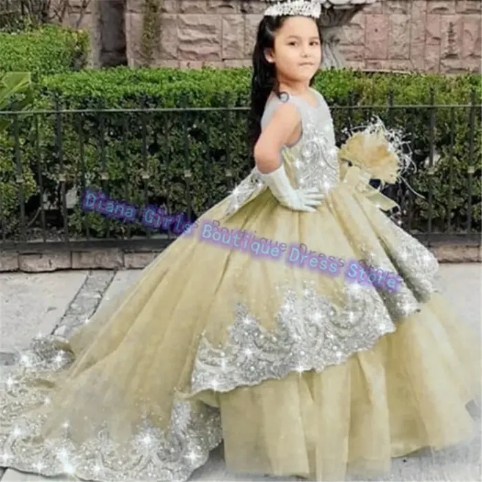 Image de Robe Fleurie Élégante pour Filles - Princesse & Anniversaire