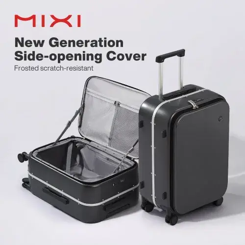 Image de Valise Aluminium 20-26 Pouces - Ouverture Avant & Roues Silencieuses