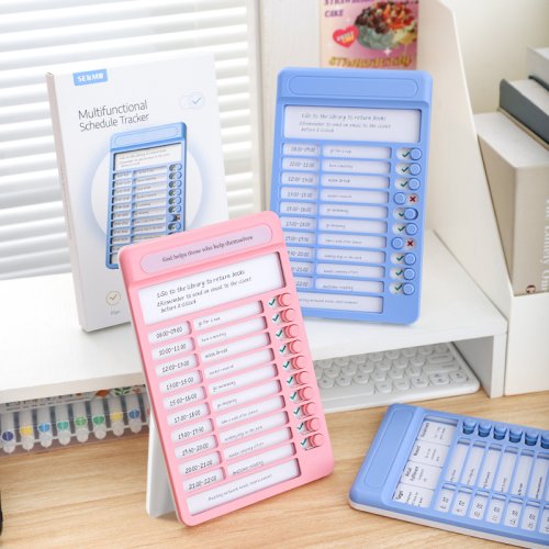 Imagen de Tablero de Planificación Diaria con Notas Adhesivas para Organización Personal y Familiar – Juego Completo con 15 Hojas en Blanco para Adultos, Niños y Estudiantes