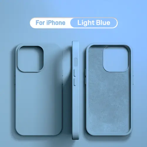 Image de Coque Silicone Liquide Ultra-Fine pour iPhone