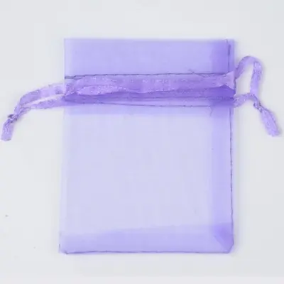 Image de Sacs à Bijoux Organza - 50 pcs, 24 Couleurs