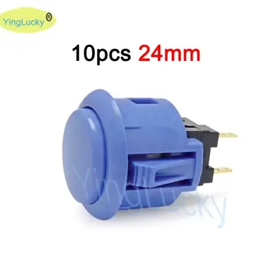 Image de Boutons d'Arcade Sanwa Originaux - 10 Pièces