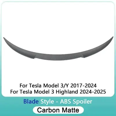 Image de Becquet Arrière ABS pour Tesla Model 3 - Style Highland 2024-2026