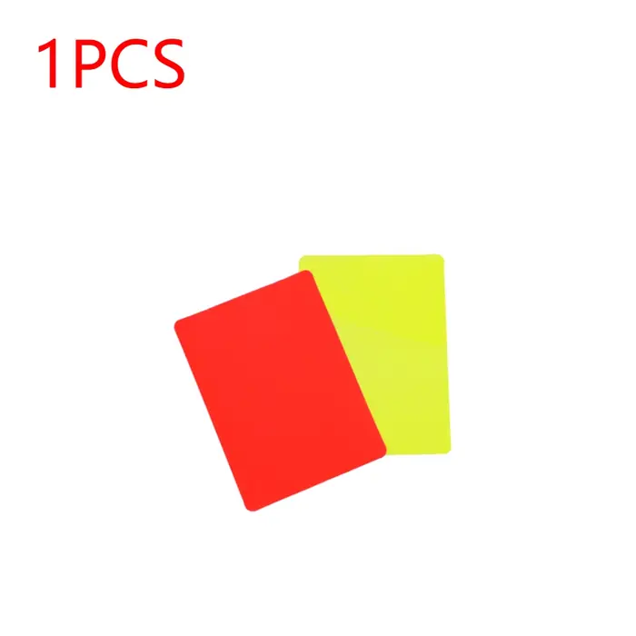 Image de Cartes Arbitre Football - Rouge & Jaune