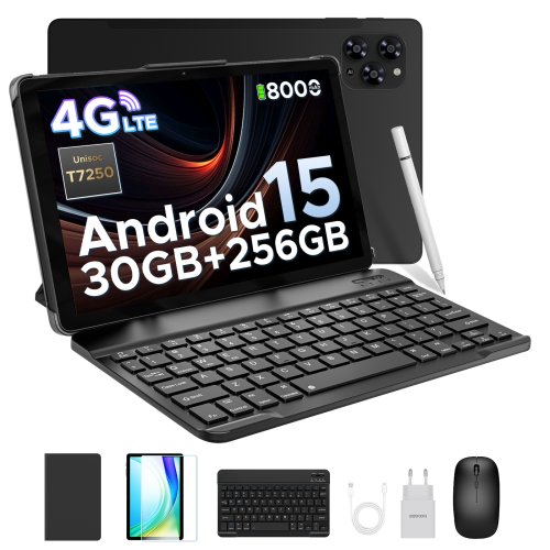 Zdjęcie Doogee Tab G6 2 w 1 – inteligentny tablet PC z 11-calowym ekranem, systemem Android 15, 30 GB RAM, 256 GB pamięci ROM i baterią 8000 mAh z podwójnymi głośnikami i obsługą Widevine L1