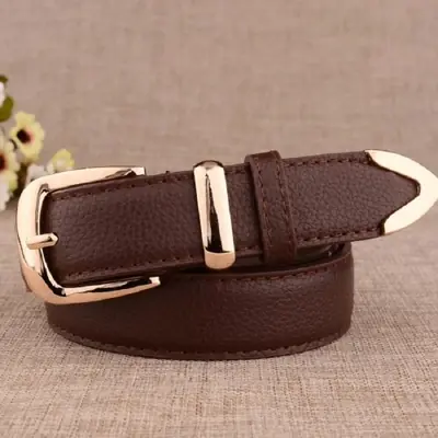 Image de Ceinture En Cuir Femme - Style Rétro & Élégant