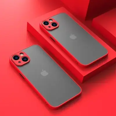 Image de Coque de téléphone mate pour iPhone 15 14 13 12 11 16 Pro Max Mini, étui de luxe en Silicone souple antichoc pour iPhone 16 15 Plus XR XS MAX