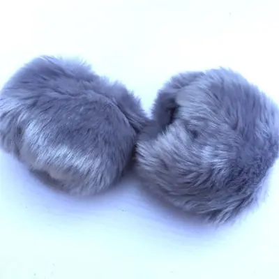 Image de Poignets en Fausse Fourrure Chauds pour Manteau
