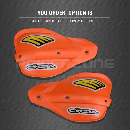 Orange handschild