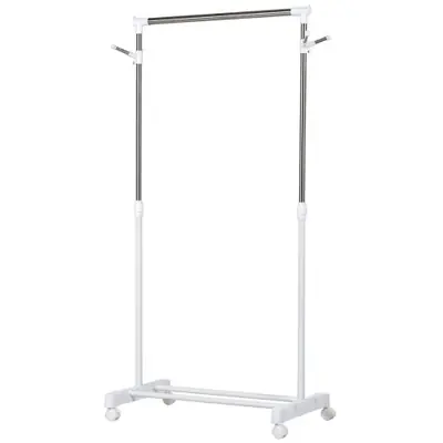 Image de Porte-vêtements Portable avec Roulettes - Design Élégant et Pratique