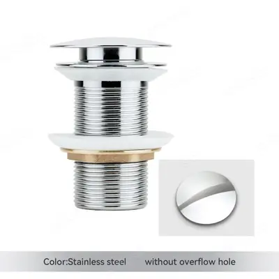 Bouchon de vidange pop-up laiton pour lavabo