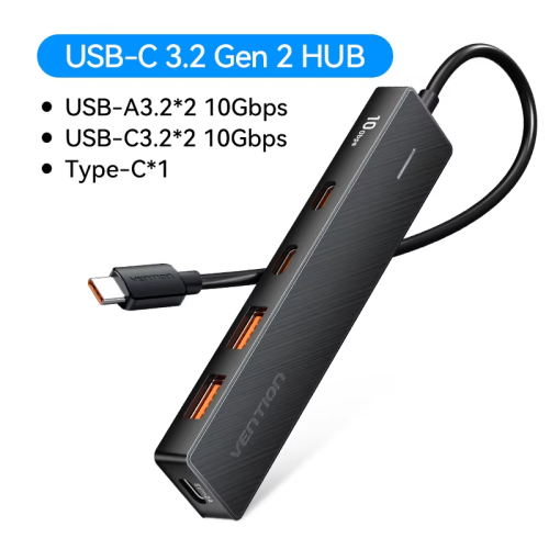 Imagen de Hub USB 3.2 Gen 2 con 5 Puertos - Alta Velocidad 10Gbps