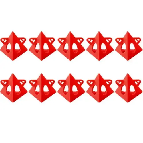 10 piezas Rojo