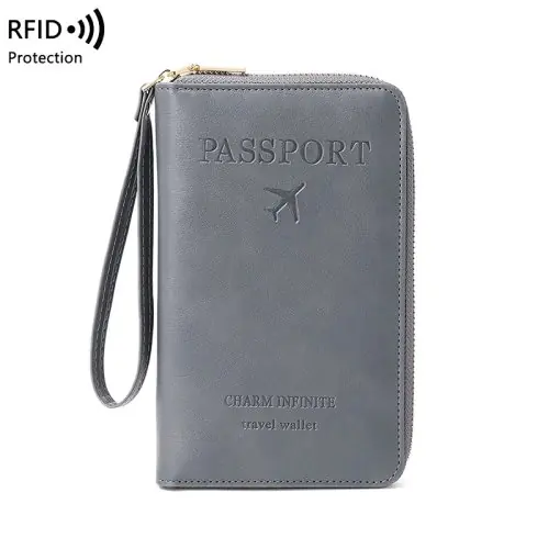 Image de Porte-Passeport RFID Bloquant & Portefeuille Voyage